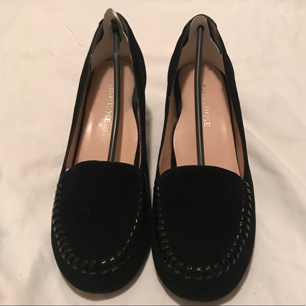 black taryn rose joy loafer pump
